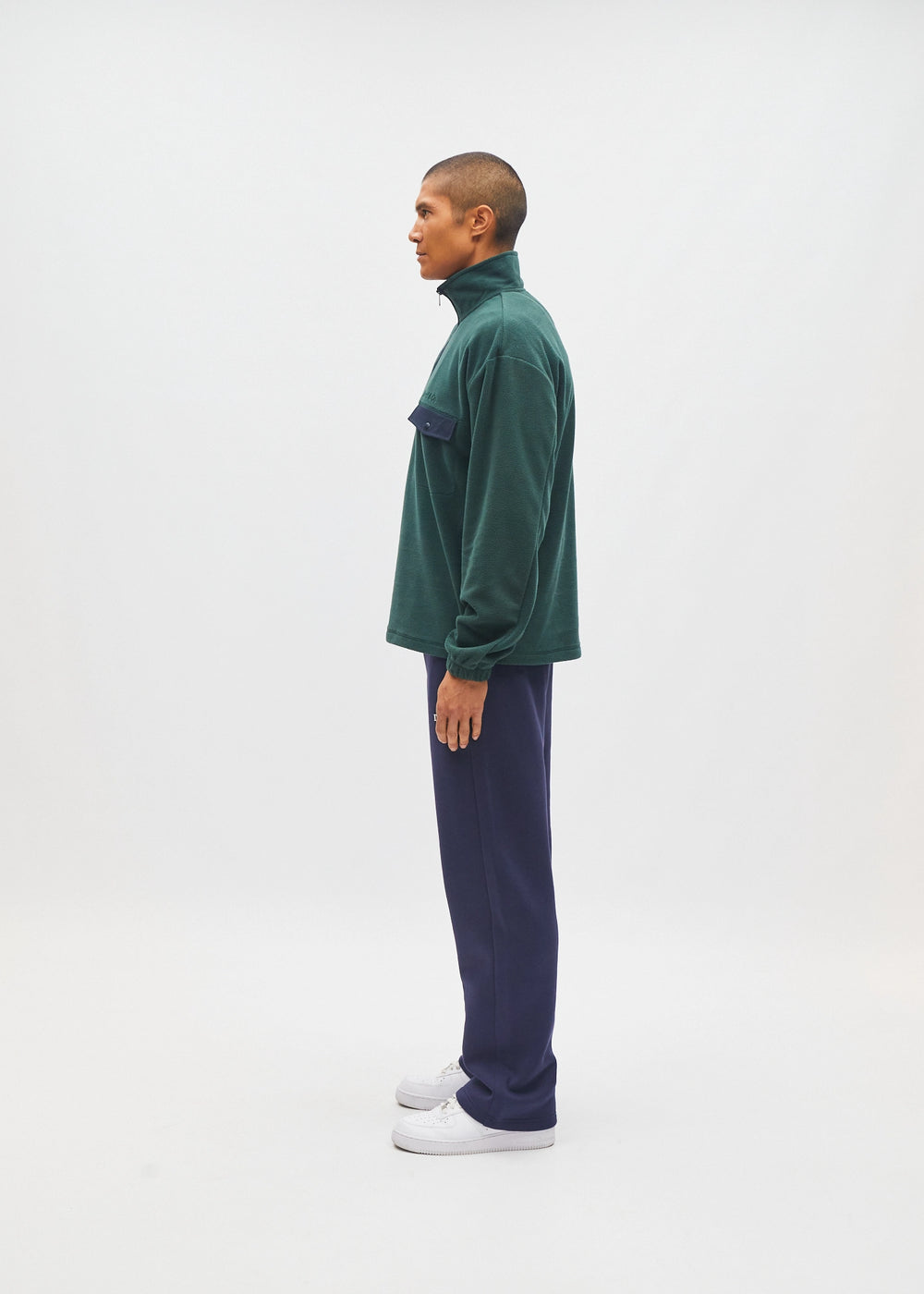 Wilder Half Zip Paddle Green