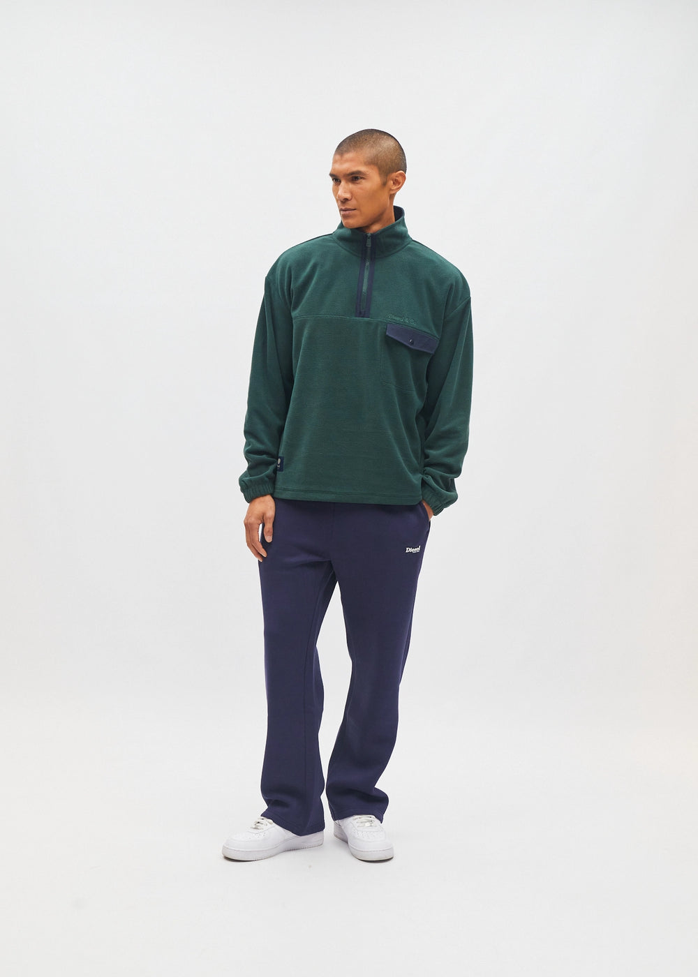Wilder Half Zip Paddle Green