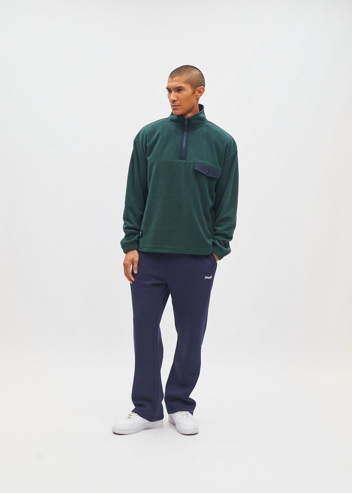 Wilder Half Zip Paddle Green