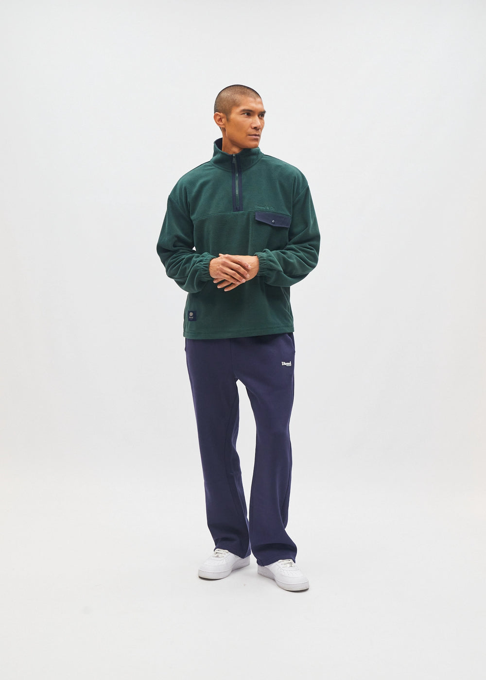 Wilder Half Zip Paddle Green
