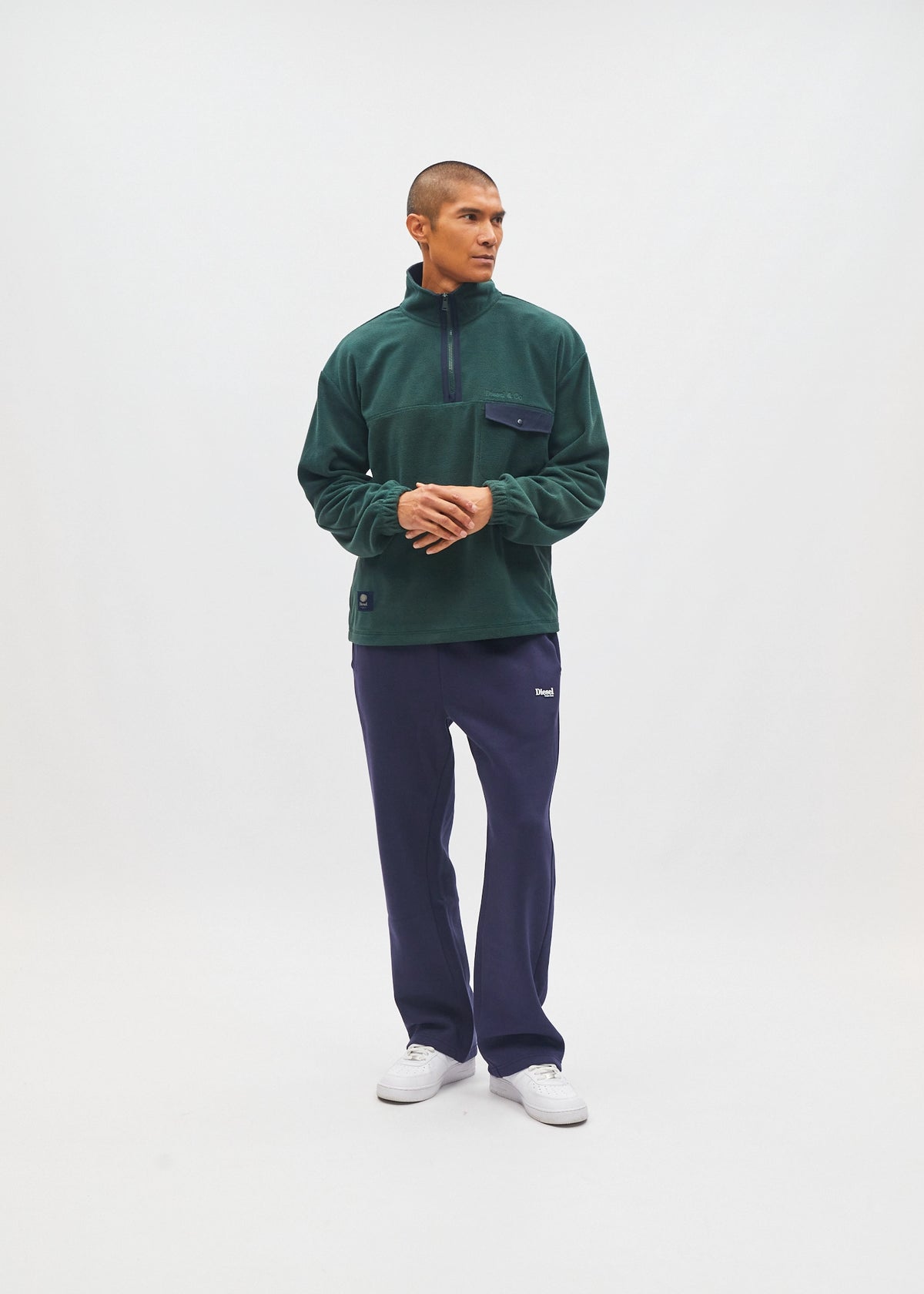Wilder Half Zip Paddle Green