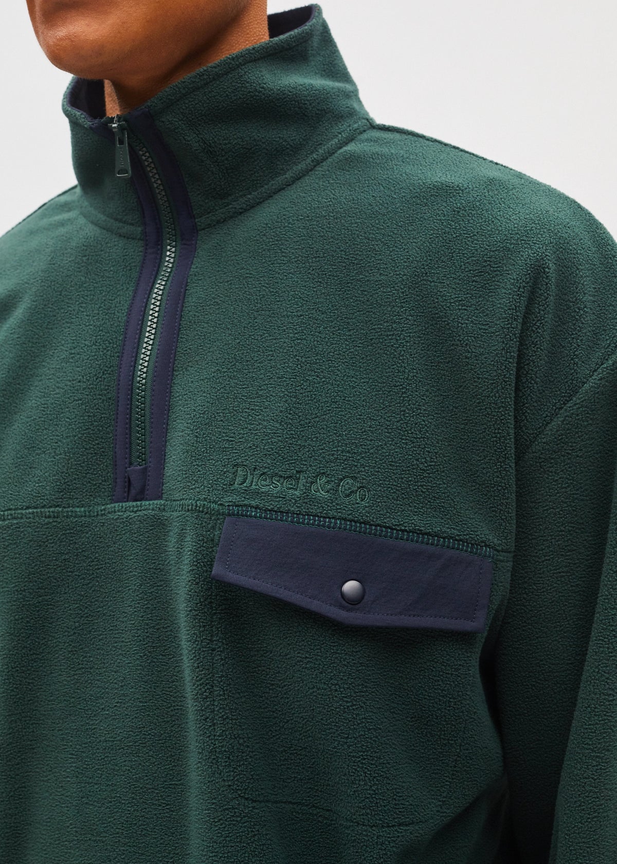 Wilder Half Zip Paddle Green