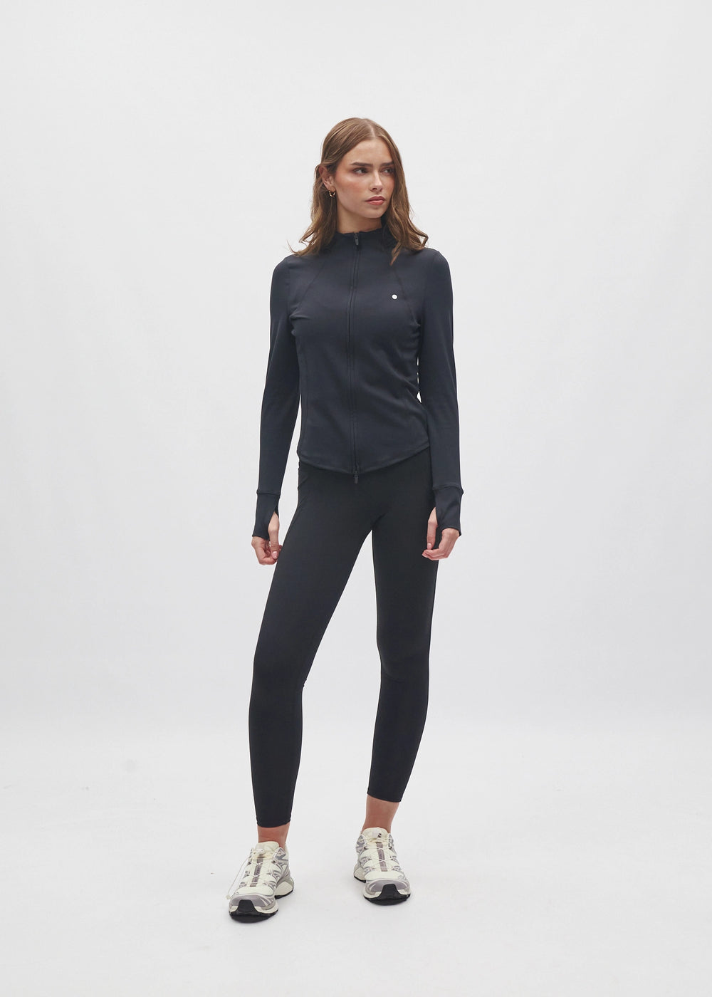 Kaitlyn Full Zip Studio Black