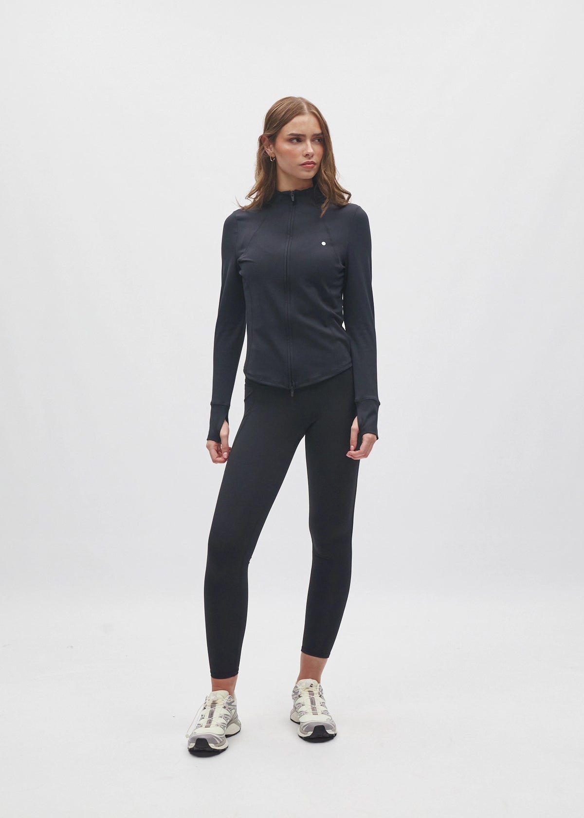 Kaitlyn Full Zip Studio Black
