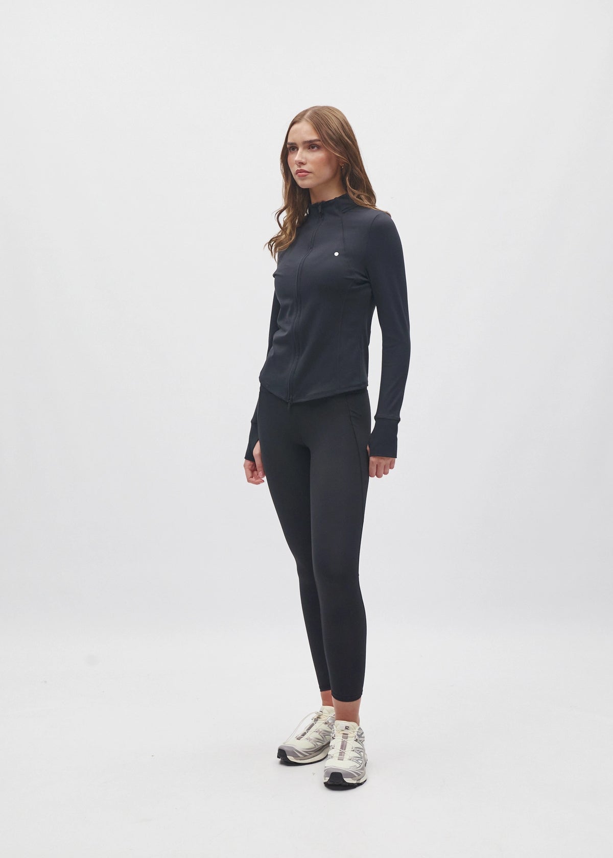 Kaitlyn Full Zip Studio Black