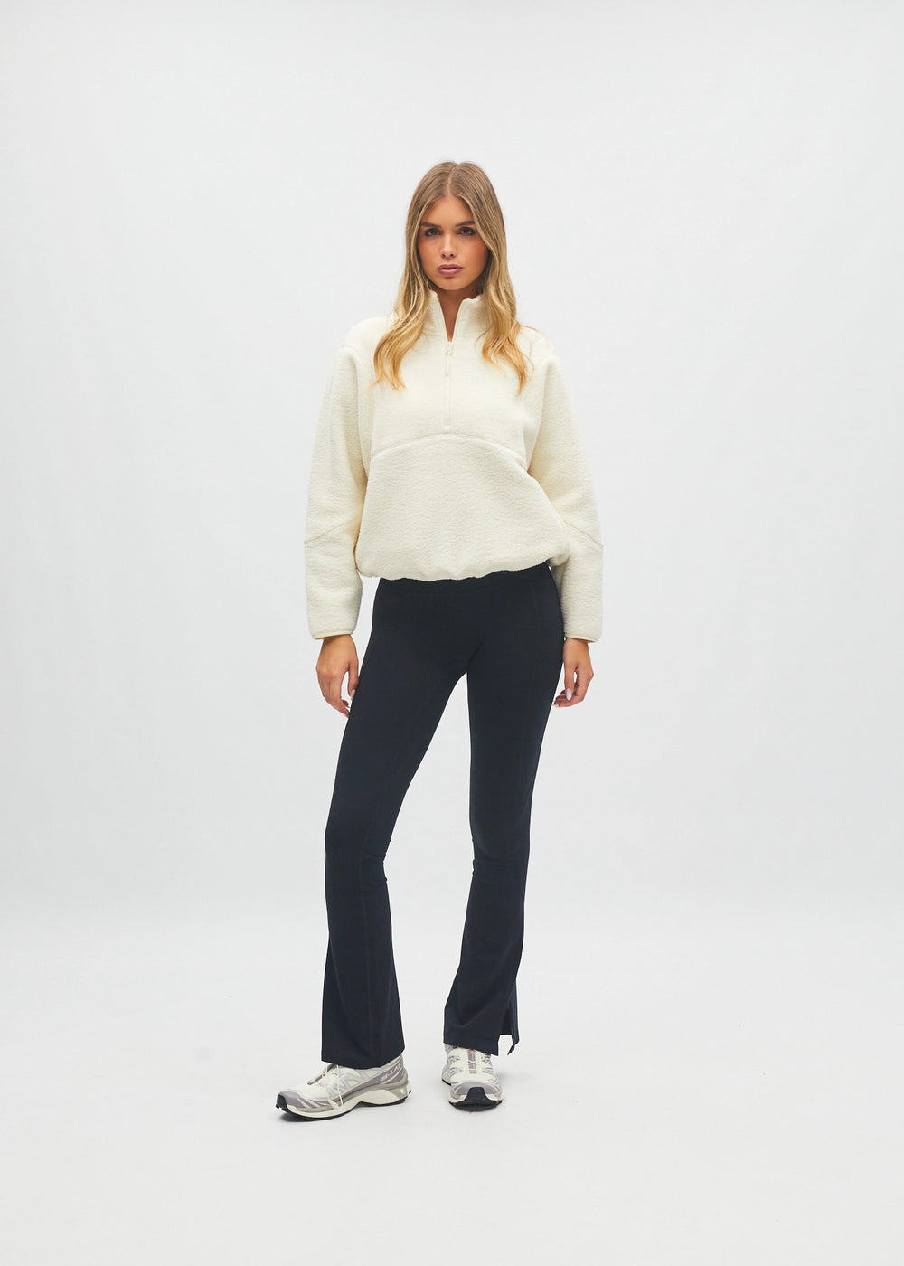 Kendall Half Zip Snow Cream