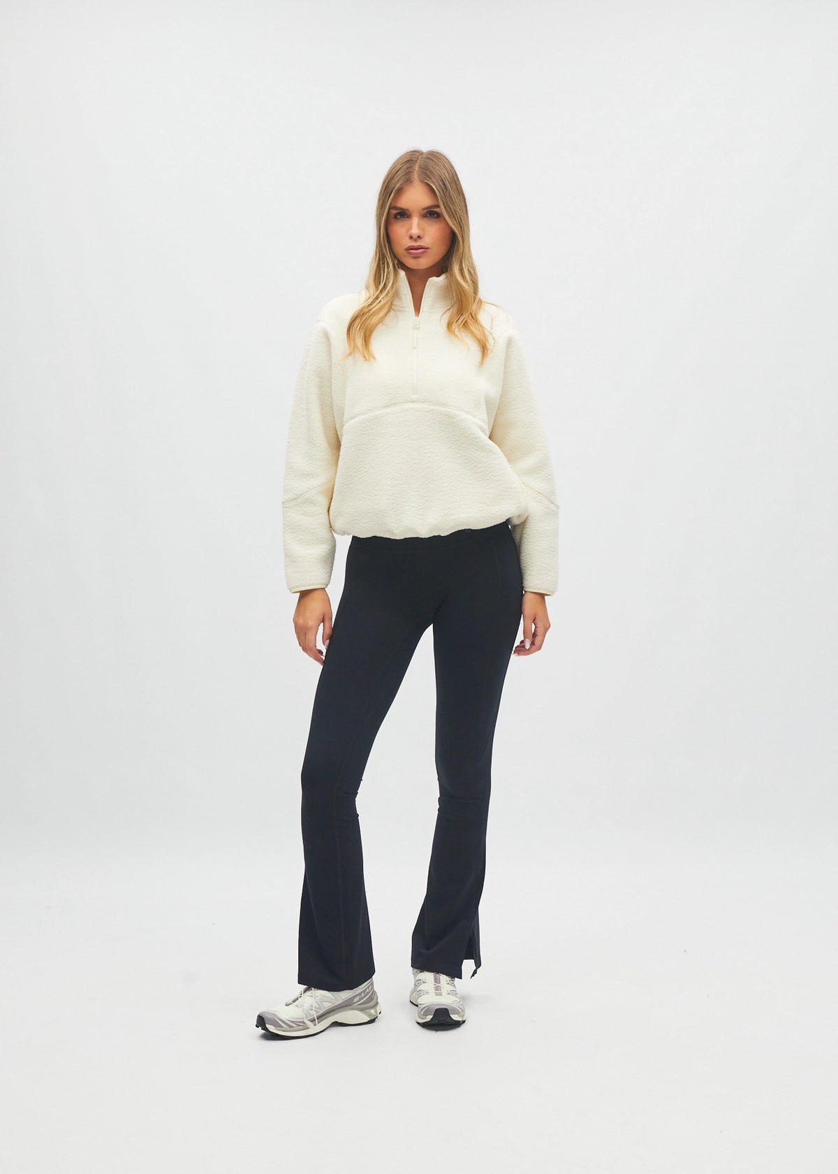 Kendall Half Zip Snow Cream