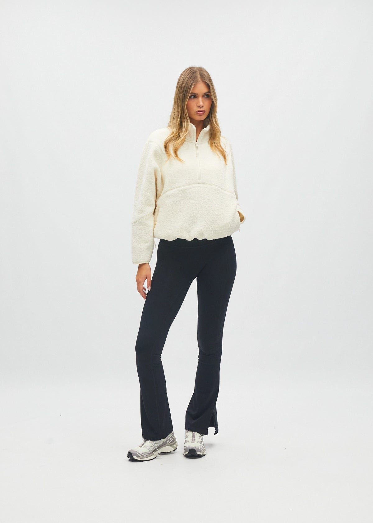 Kendall Half Zip Snow Cream