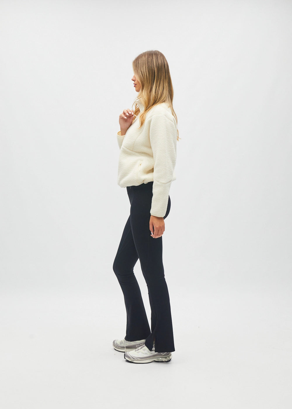 Kendall Half Zip Snow Cream