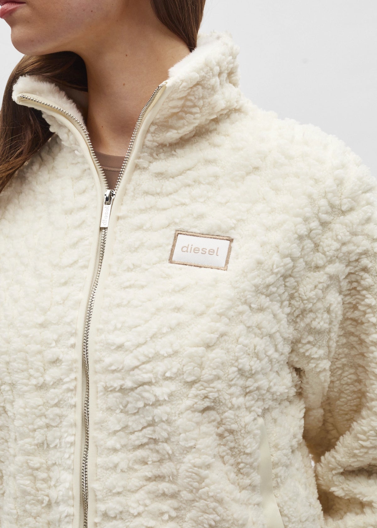 Nolana Full Zip White Marshmallow