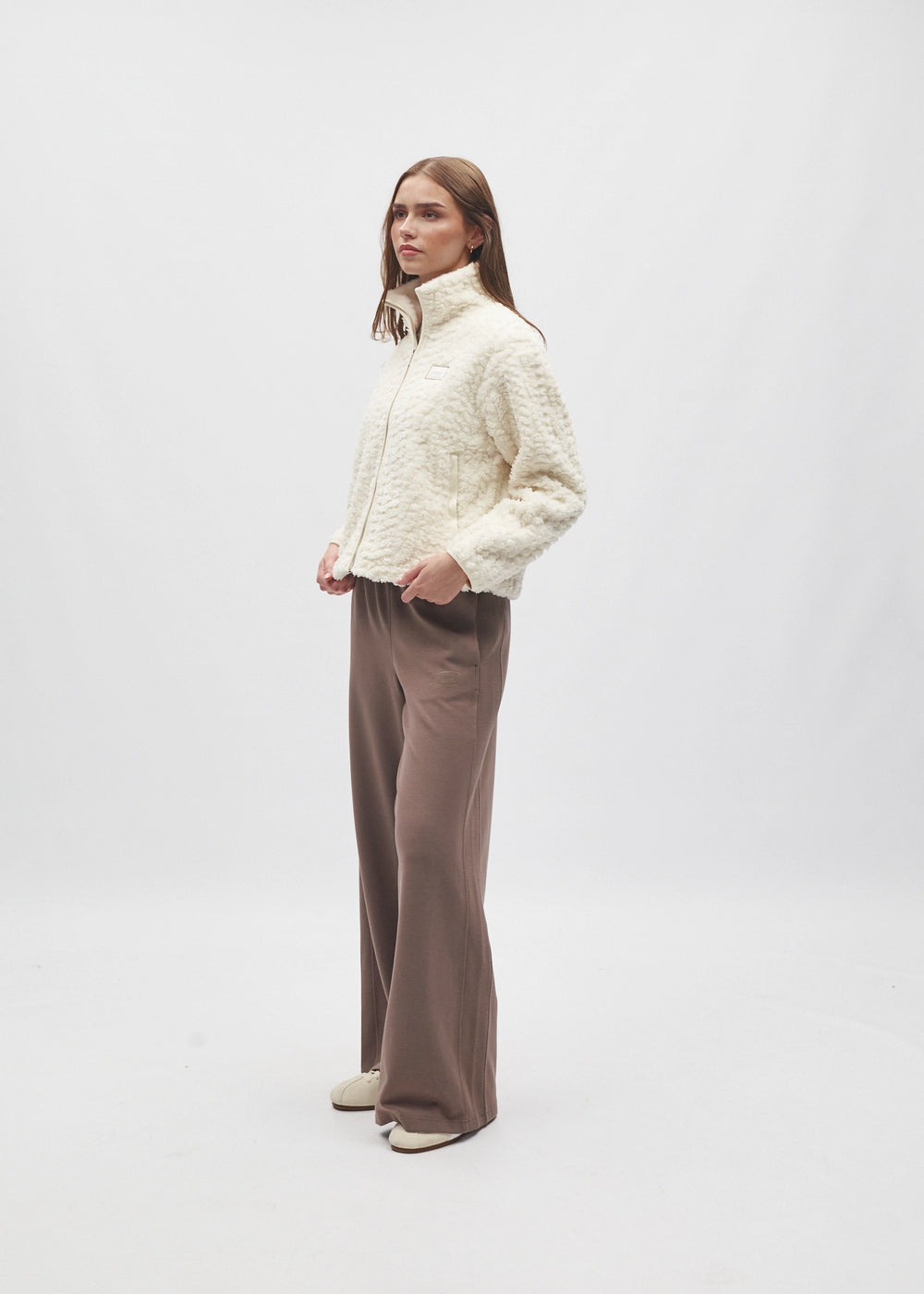 Nolana Full Zip White Marshmallow