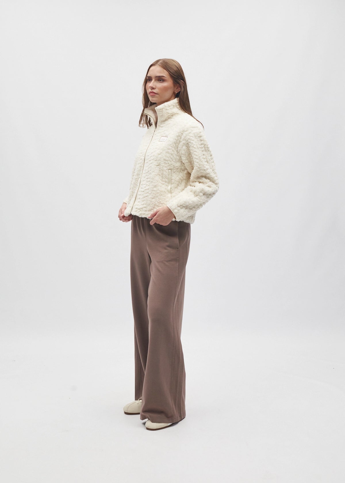 Nolana Full Zip White Marshmallow