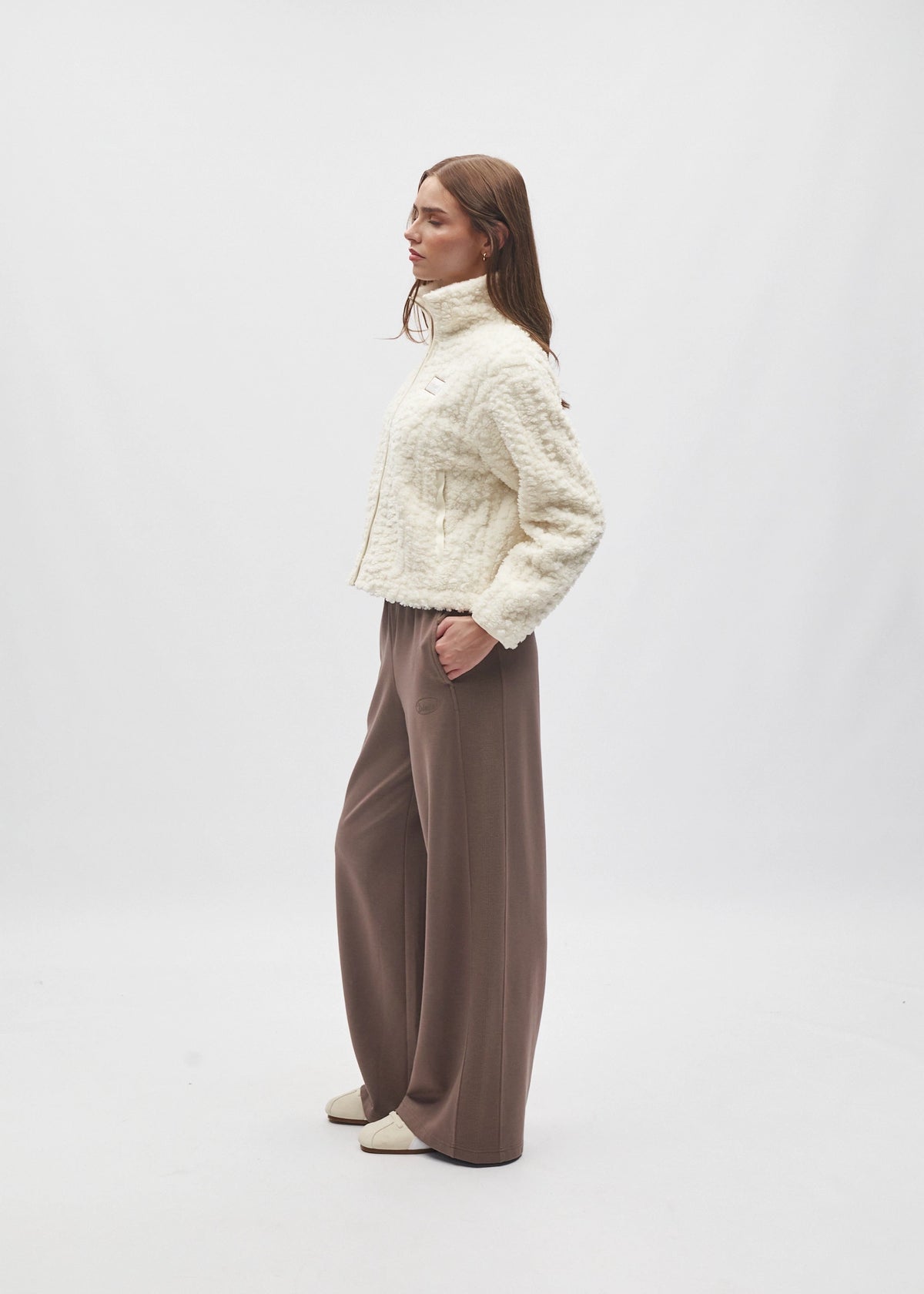 Nolana Full Zip White Marshmallow