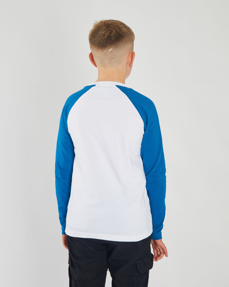 Carter L/S Tee Petrol / White