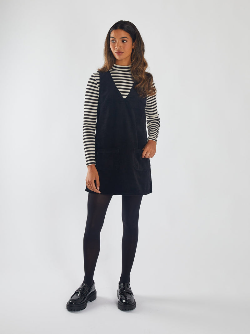 Marlowe Pinny Black