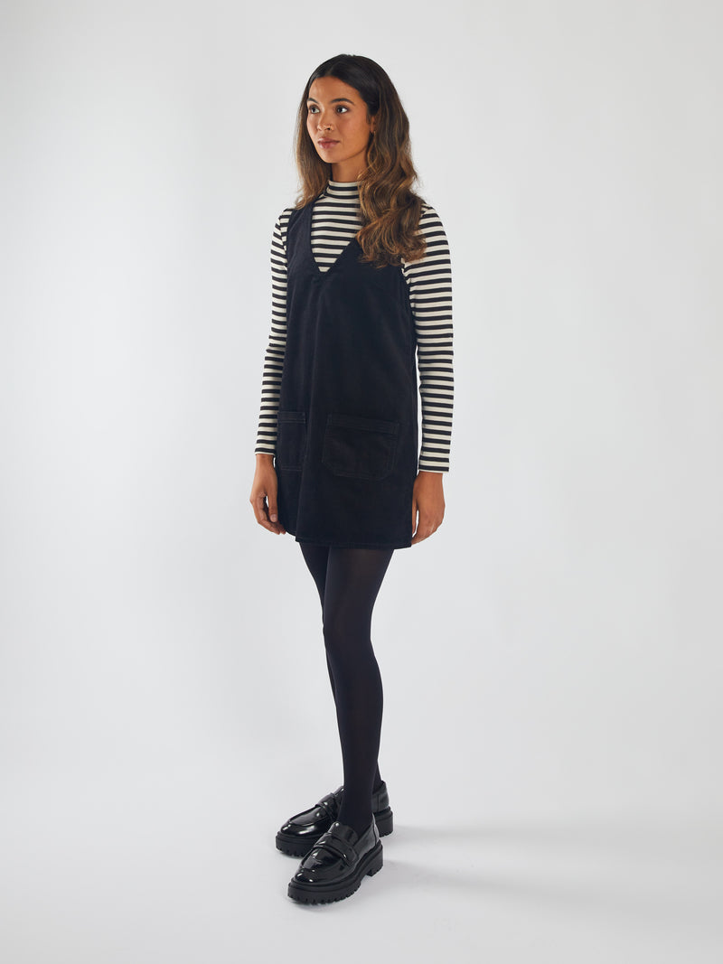 Marlowe Pinny Black