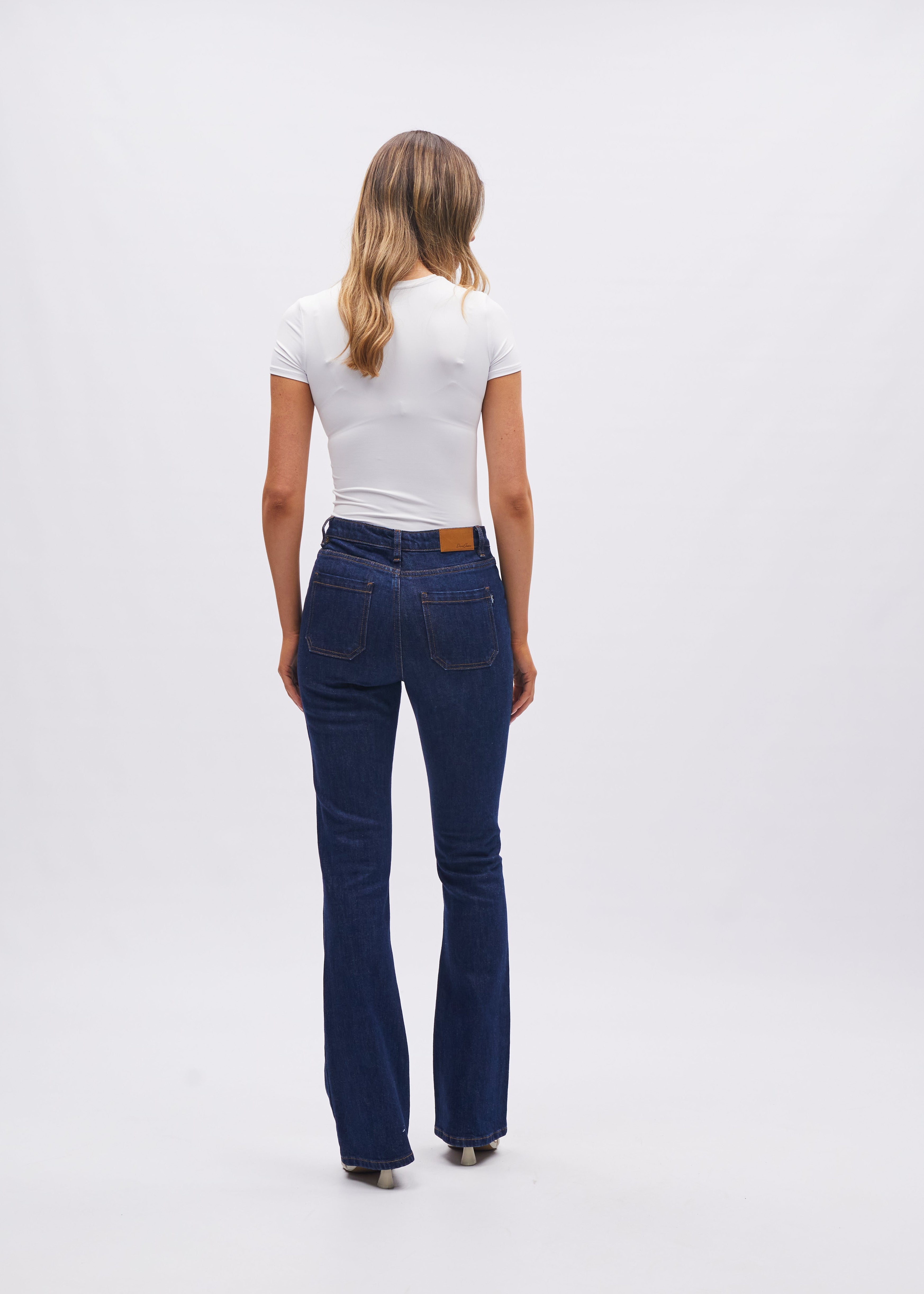 Gina HR Bootleg Blue Selvedge