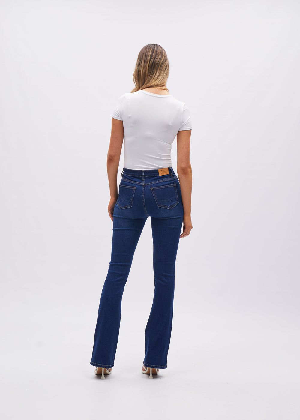 Gina Hr Bootleg Medium Blue Wash