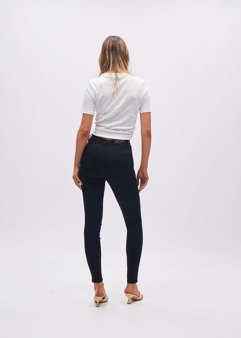 Jessica High Rise Skinny Black