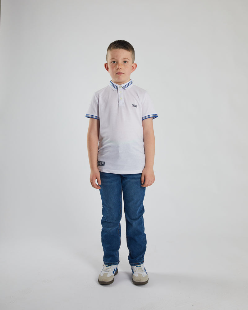 Lee Pique Polo White