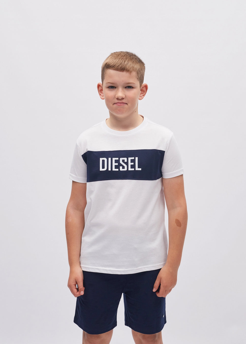 Heath Tee Navy / White
