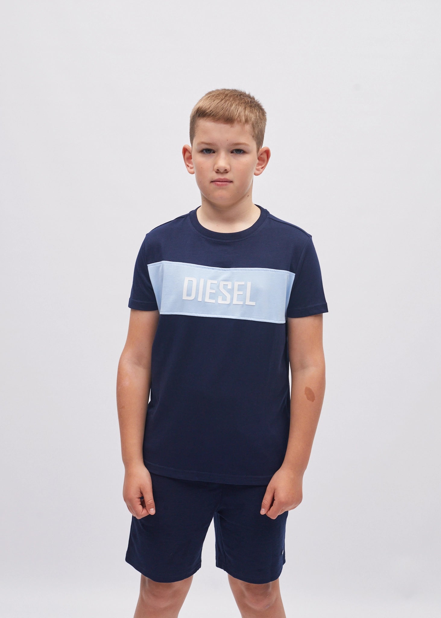 Heath Tee Navy/Sky