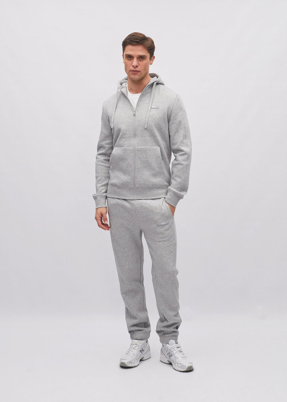 Adrian Zipper Dragon Grey Marl