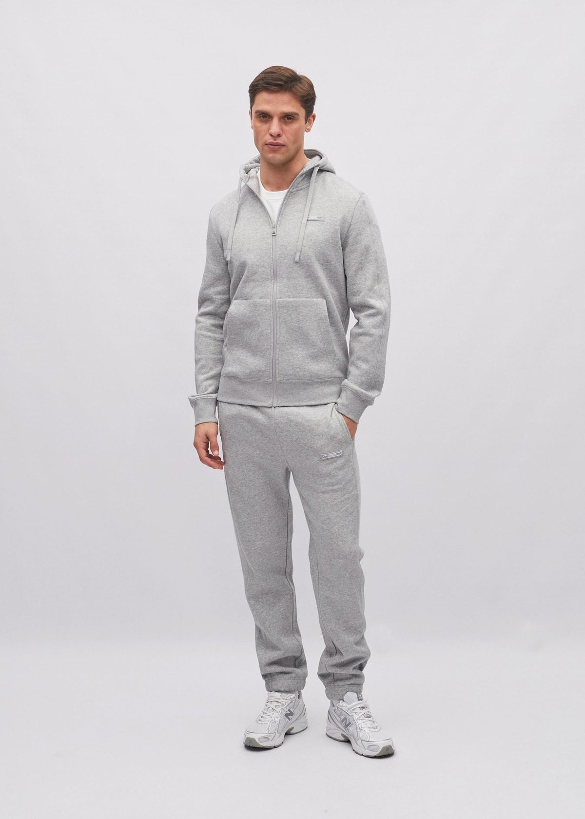 Adrian Zipper Dragon Grey Marl