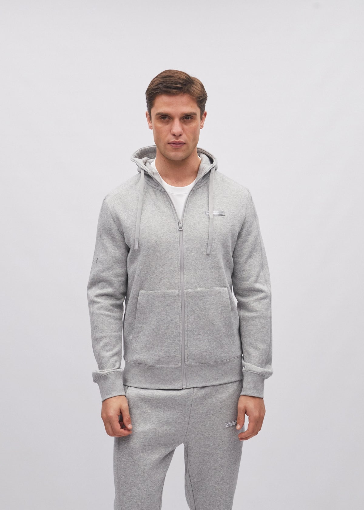 Adrian Zipper Dragon Grey Marl