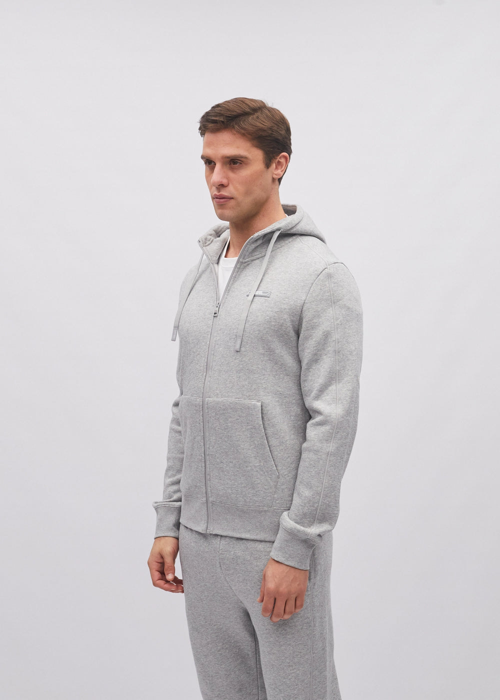 Adrian Zipper Dragon Grey Marl