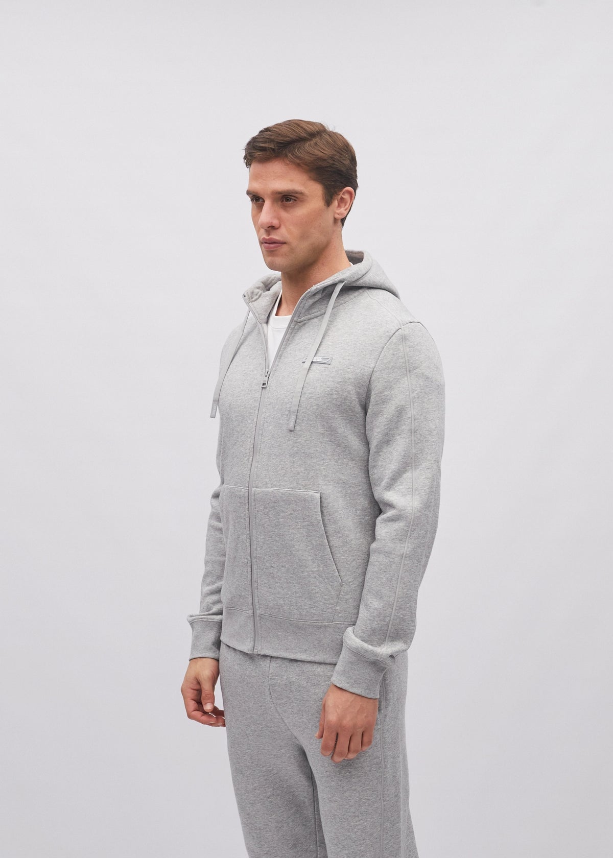 Adrian Zipper Dragon Grey Marl