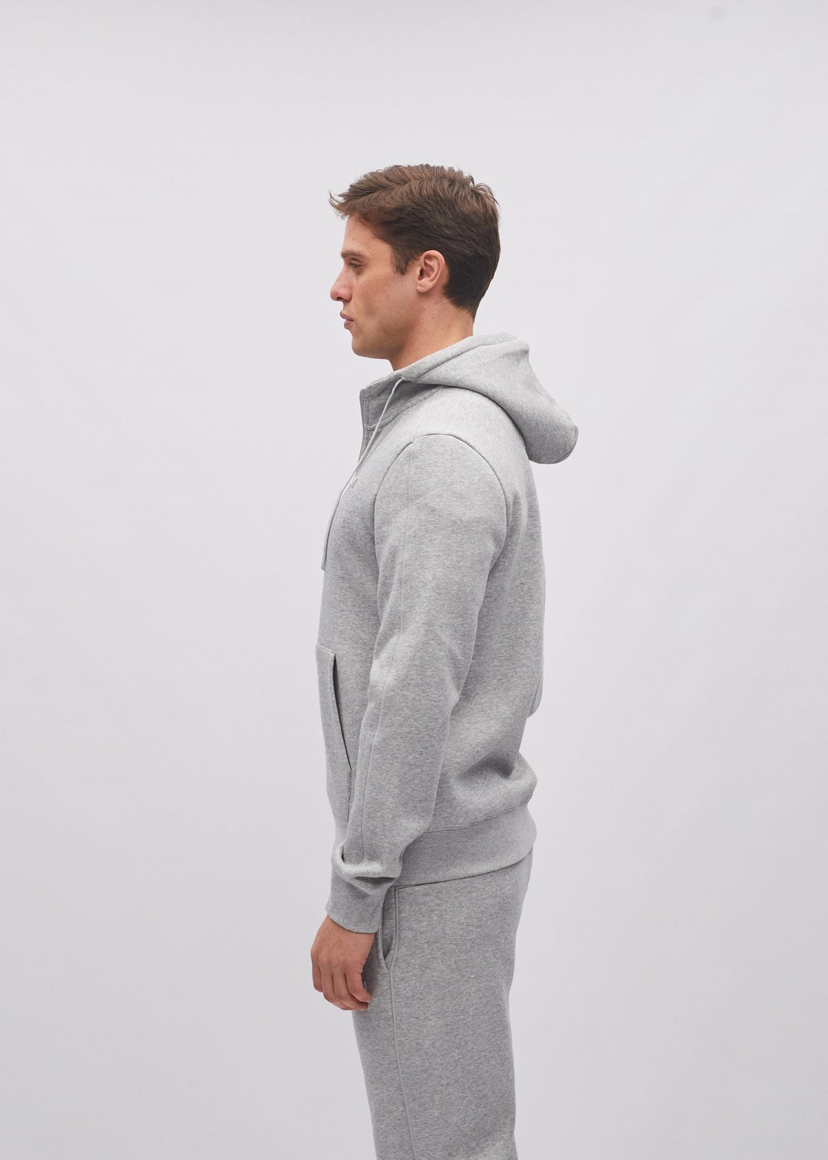 Adrian Zipper Dragon Grey Marl