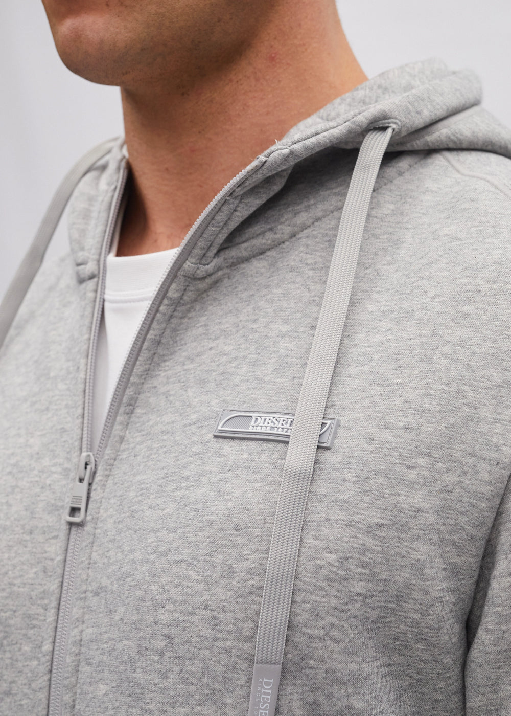 Adrian Zipper Dragon Grey Marl