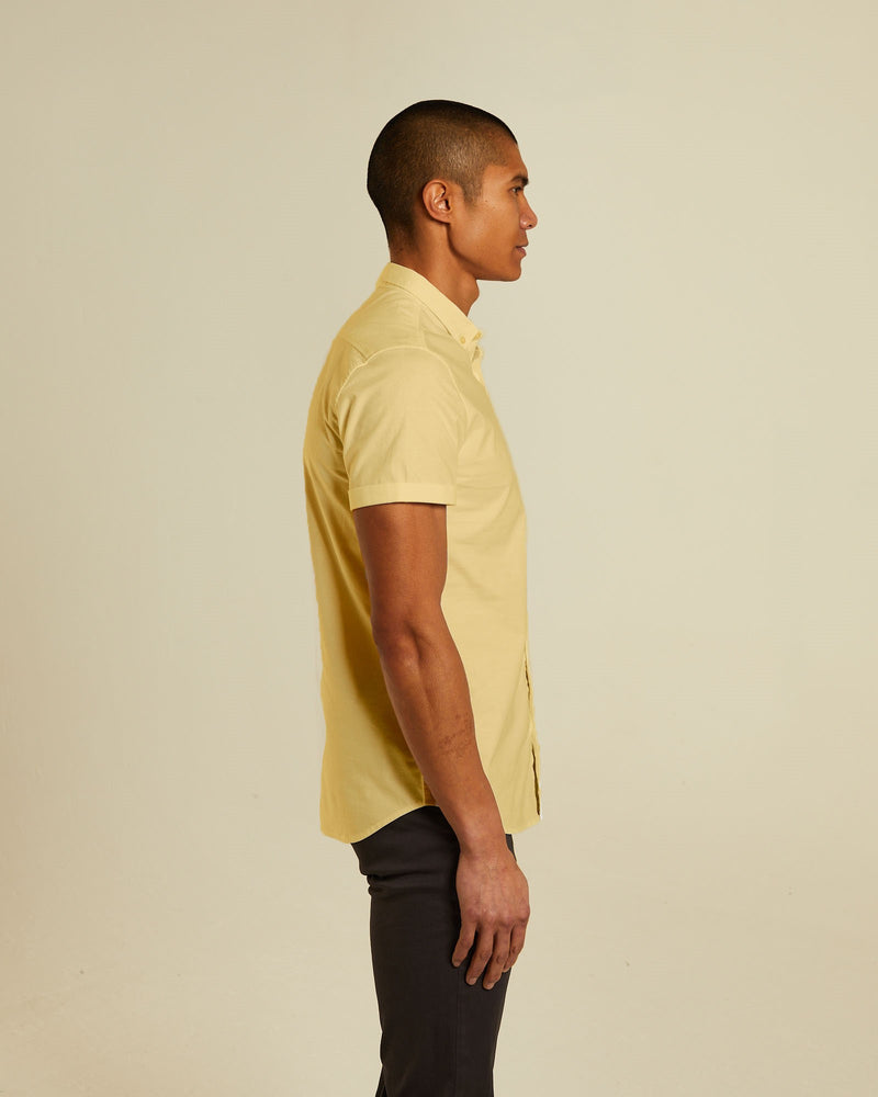 Rio Oxford Ss Shirt Lemon Sorbet