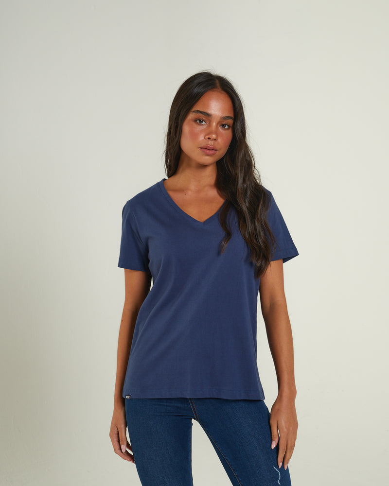 Ada Basic Tee Peacock Navy