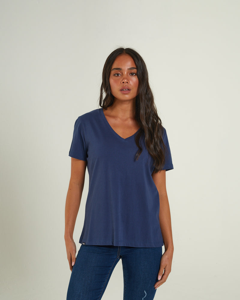 Ada Basic Tee Peacock Navy