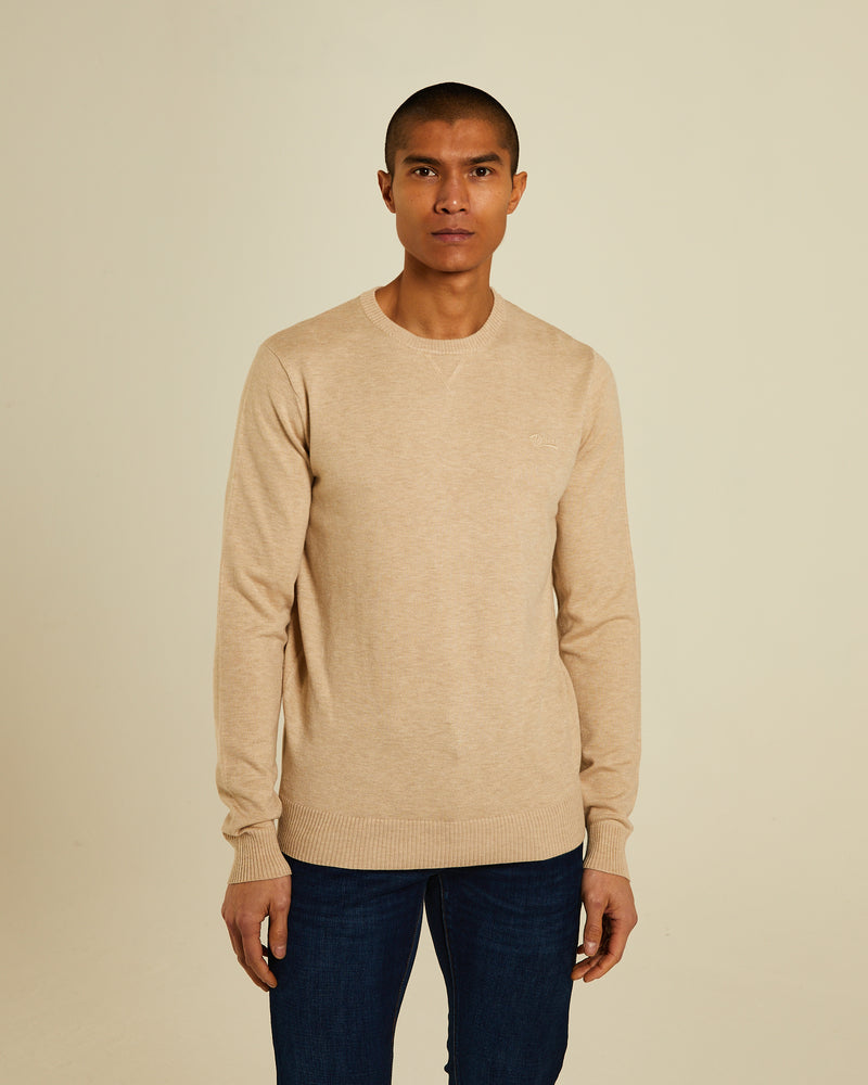 Dylan Round Neck Almond Shell