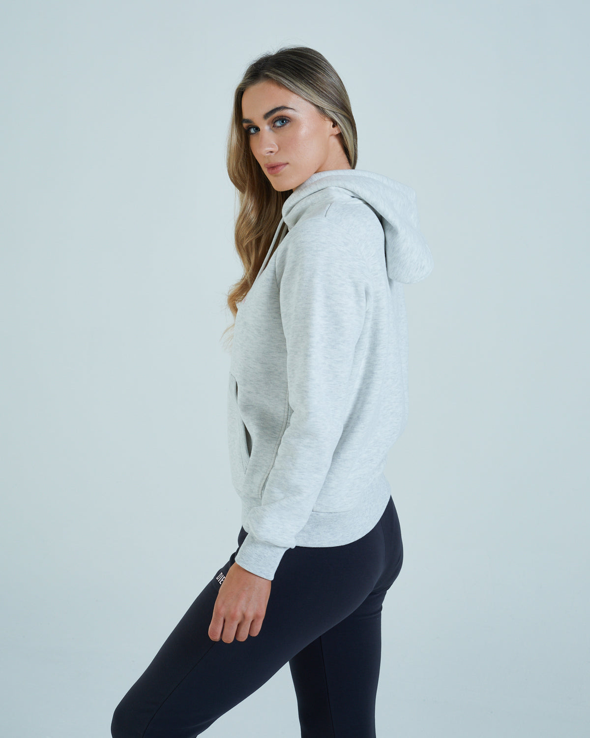 Lettie Hood Marble Grey Melange