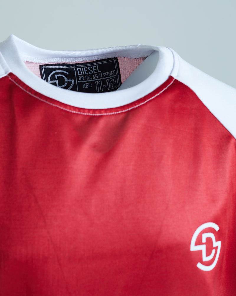 Lindell Tee Red/White