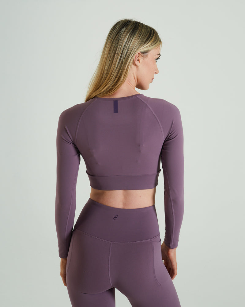 Rapid Ls Top Heather Purple