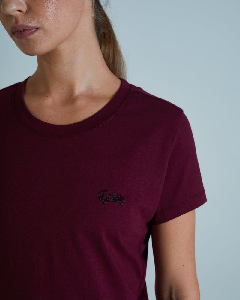 Cloda Basic T-Shirt Deep Damsen