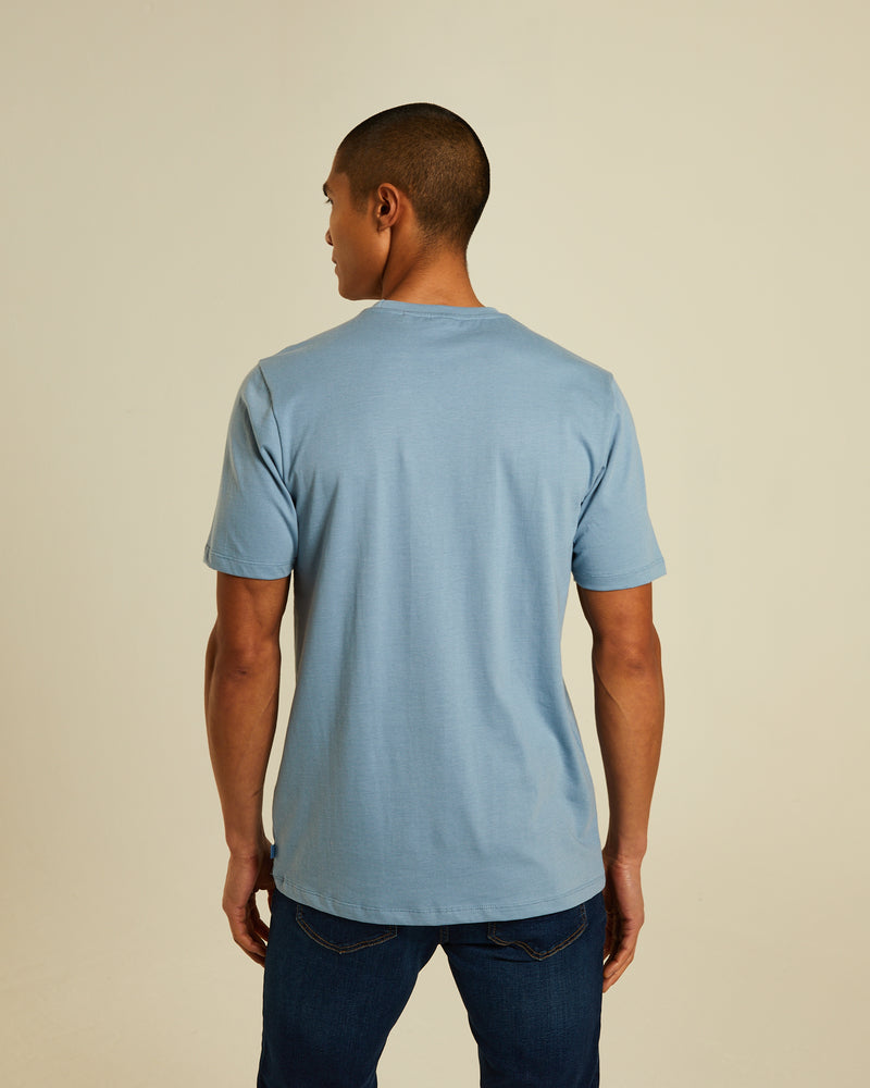 Tybalt Tee Pebble Blue