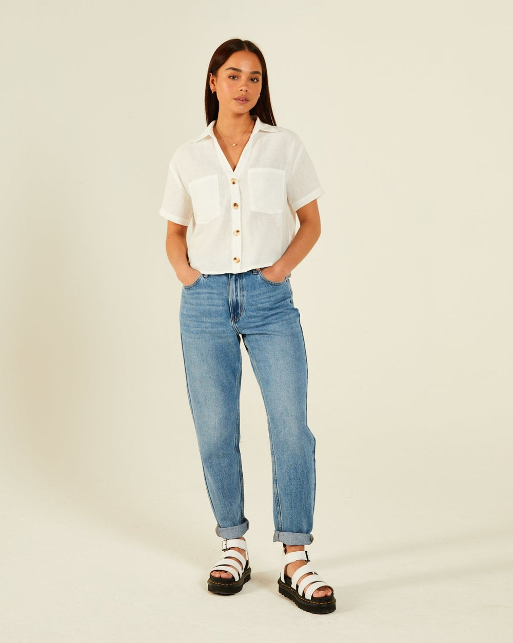Uma Shirt Dove White
