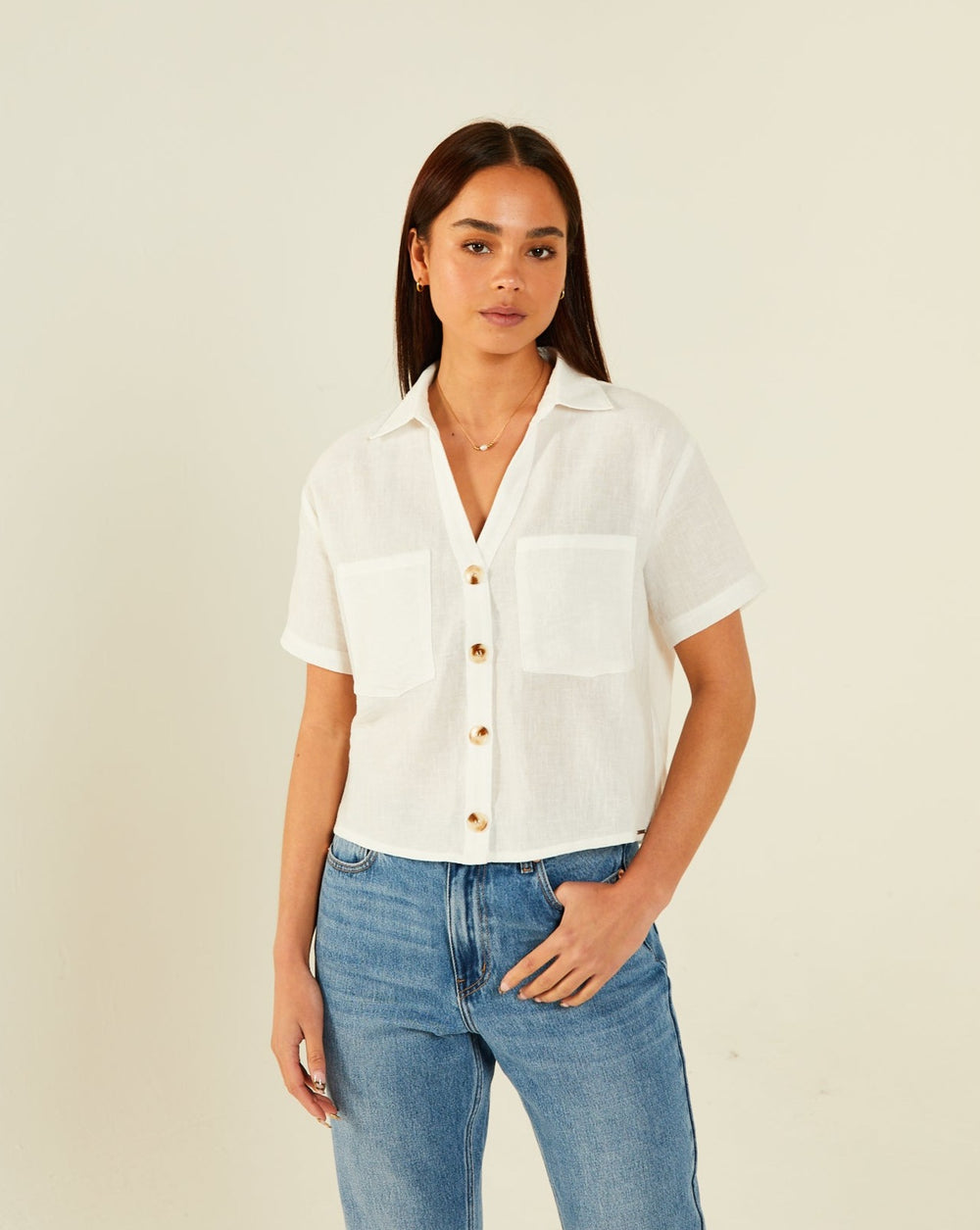 Uma Shirt Dove White