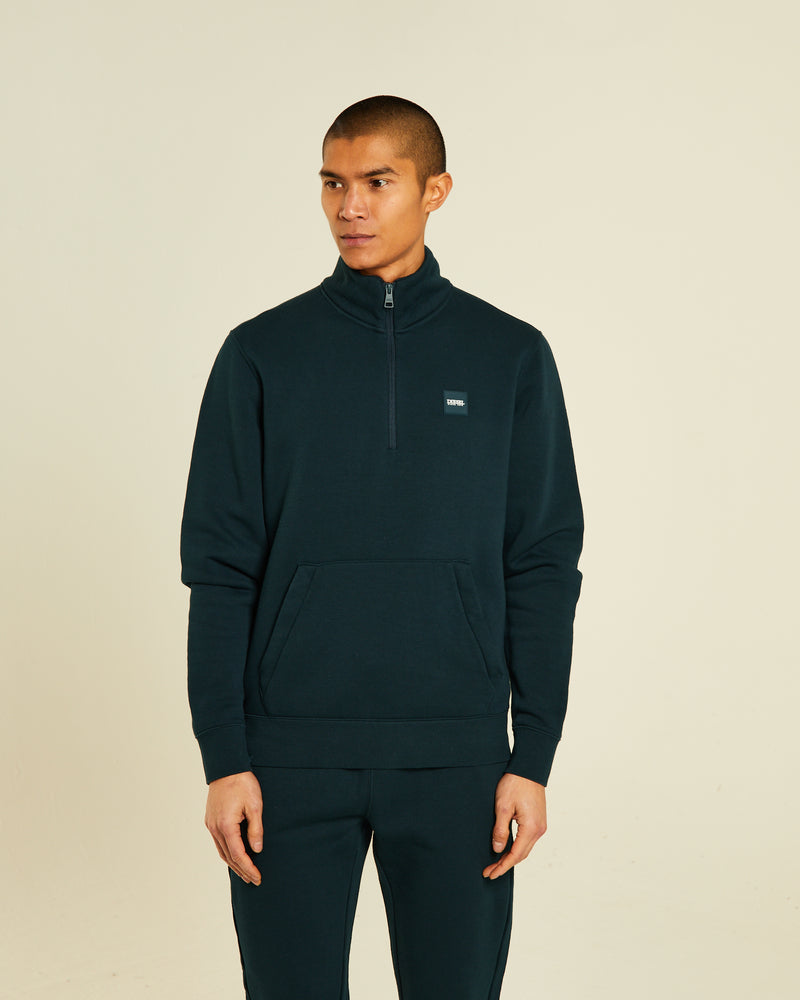 Valentino Half Zip Midnight Green