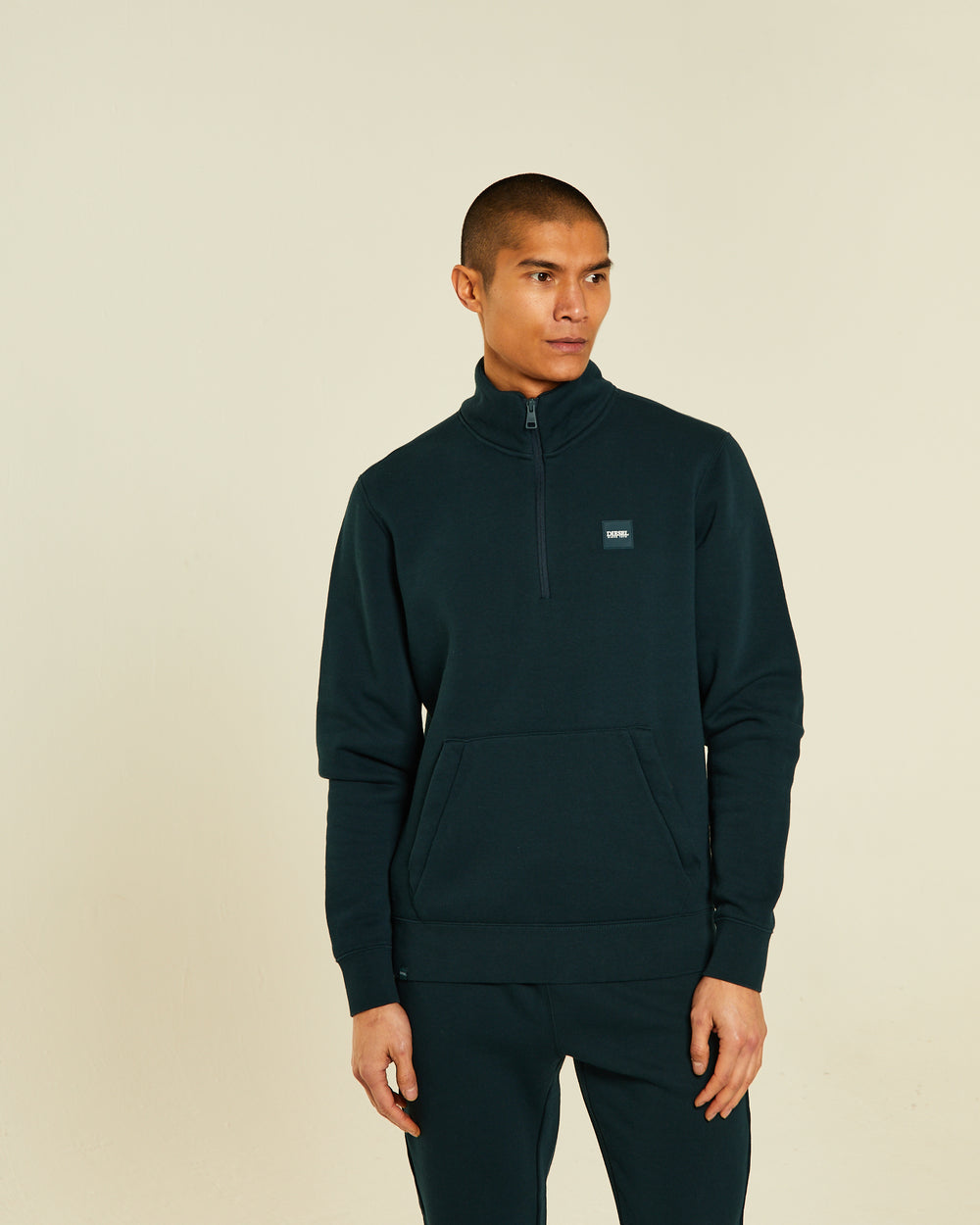 Valentino Half Zip Midnight Green