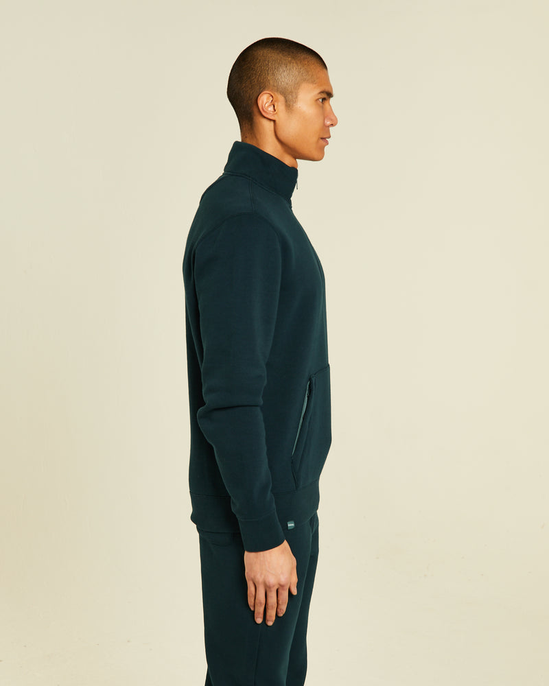 Valentino Half Zip Midnight Green