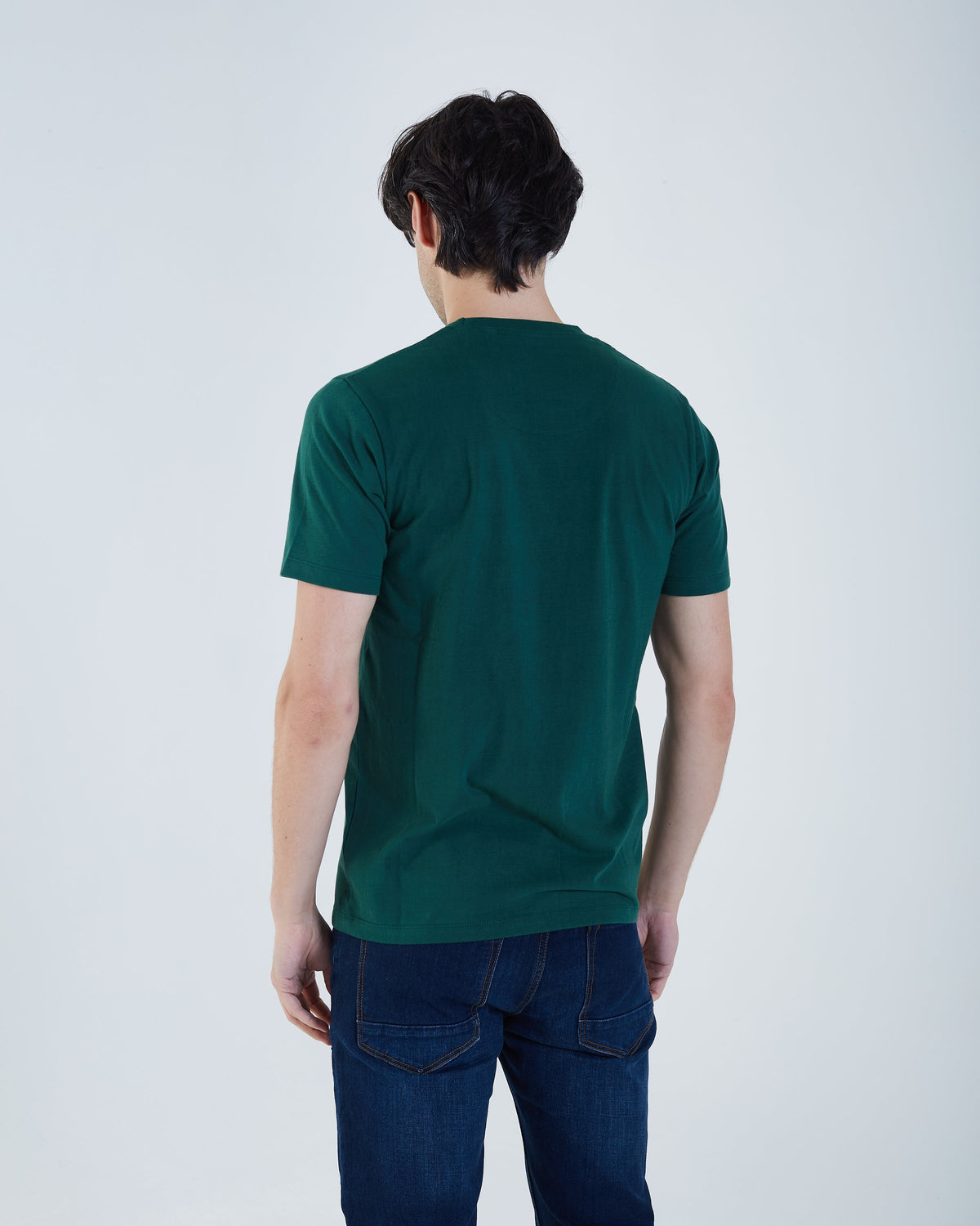 Basic Scott O Neck Nordic Green