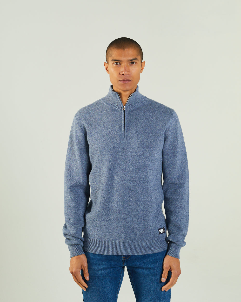 Colter Half Zip Snorkel Blue Mel