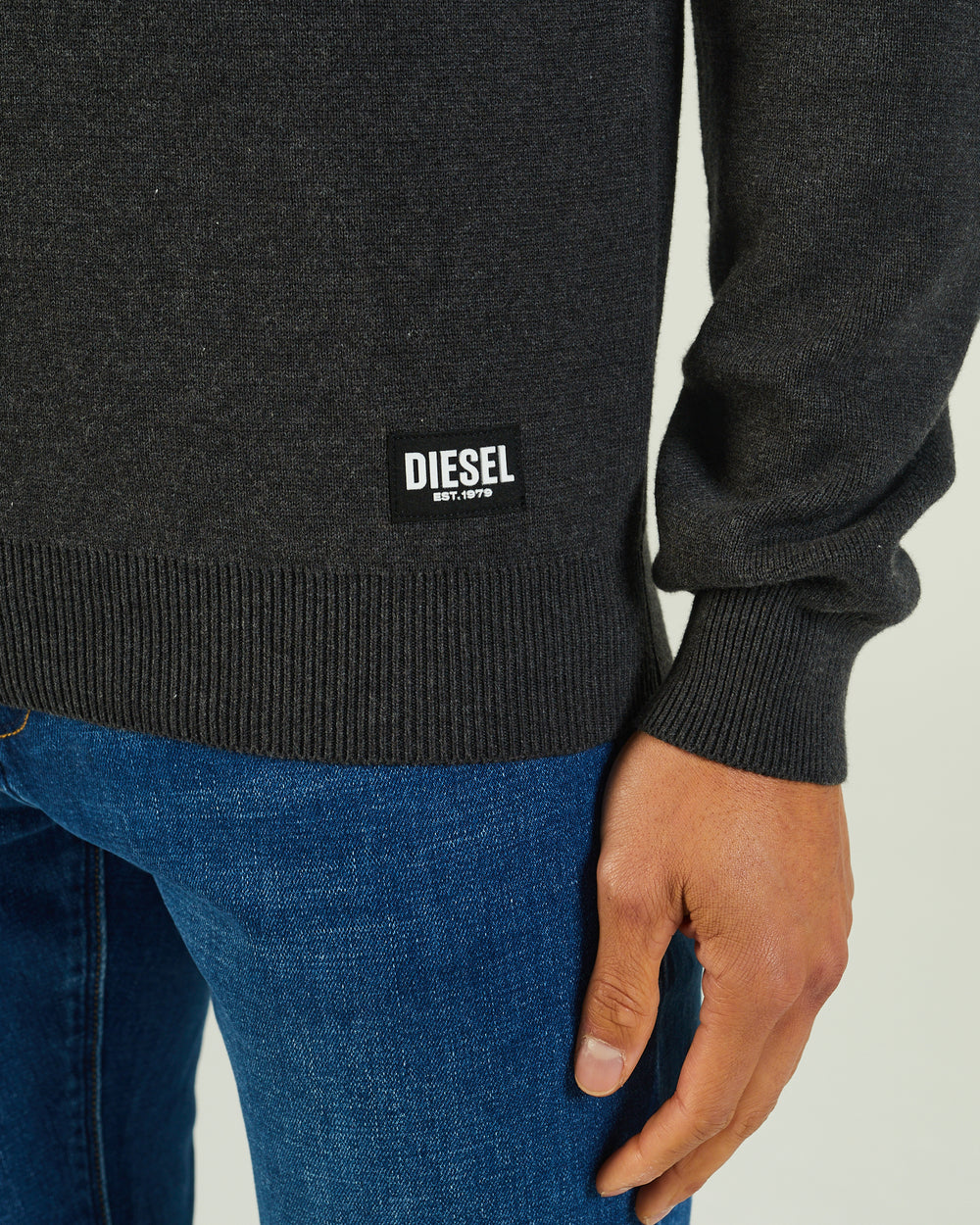 Colter Half Zip Charcoal Marl